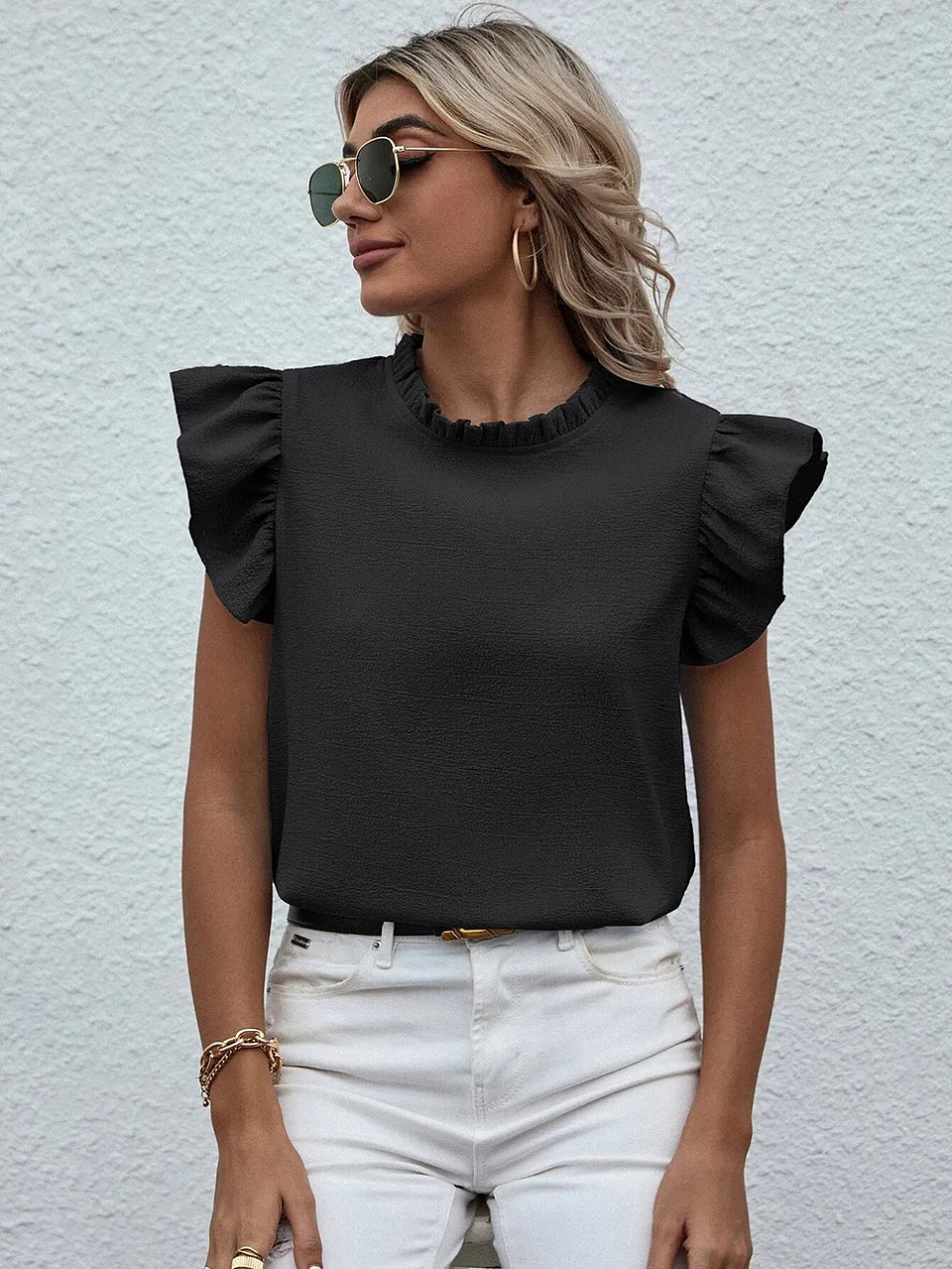 Courtney-  O-Neck Blouse 24