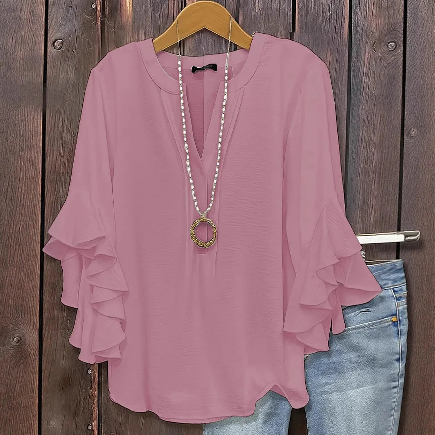 Destiny- Loose Chiffon Blouse 3