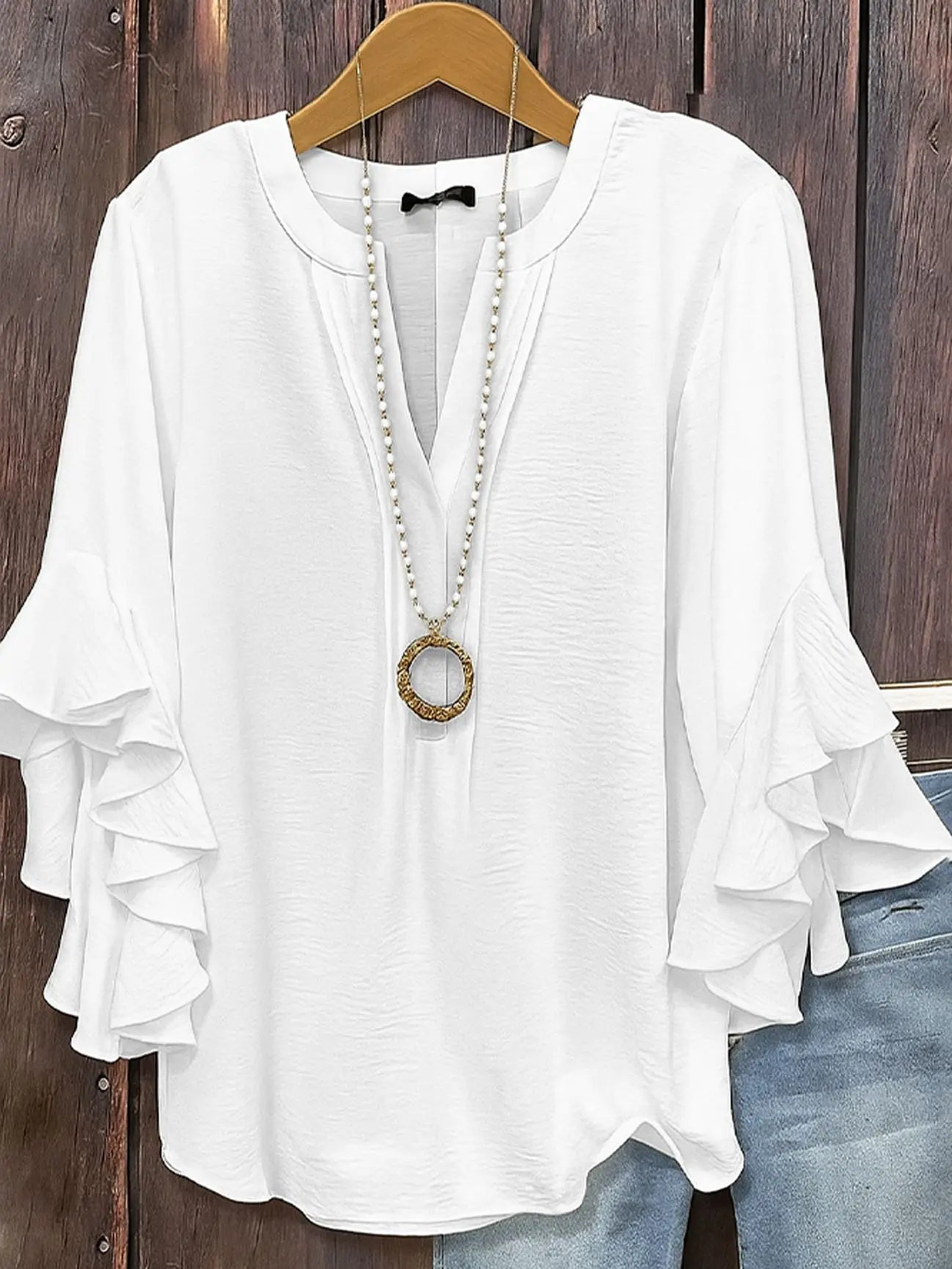 Destiny- Loose Chiffon Blouse 8