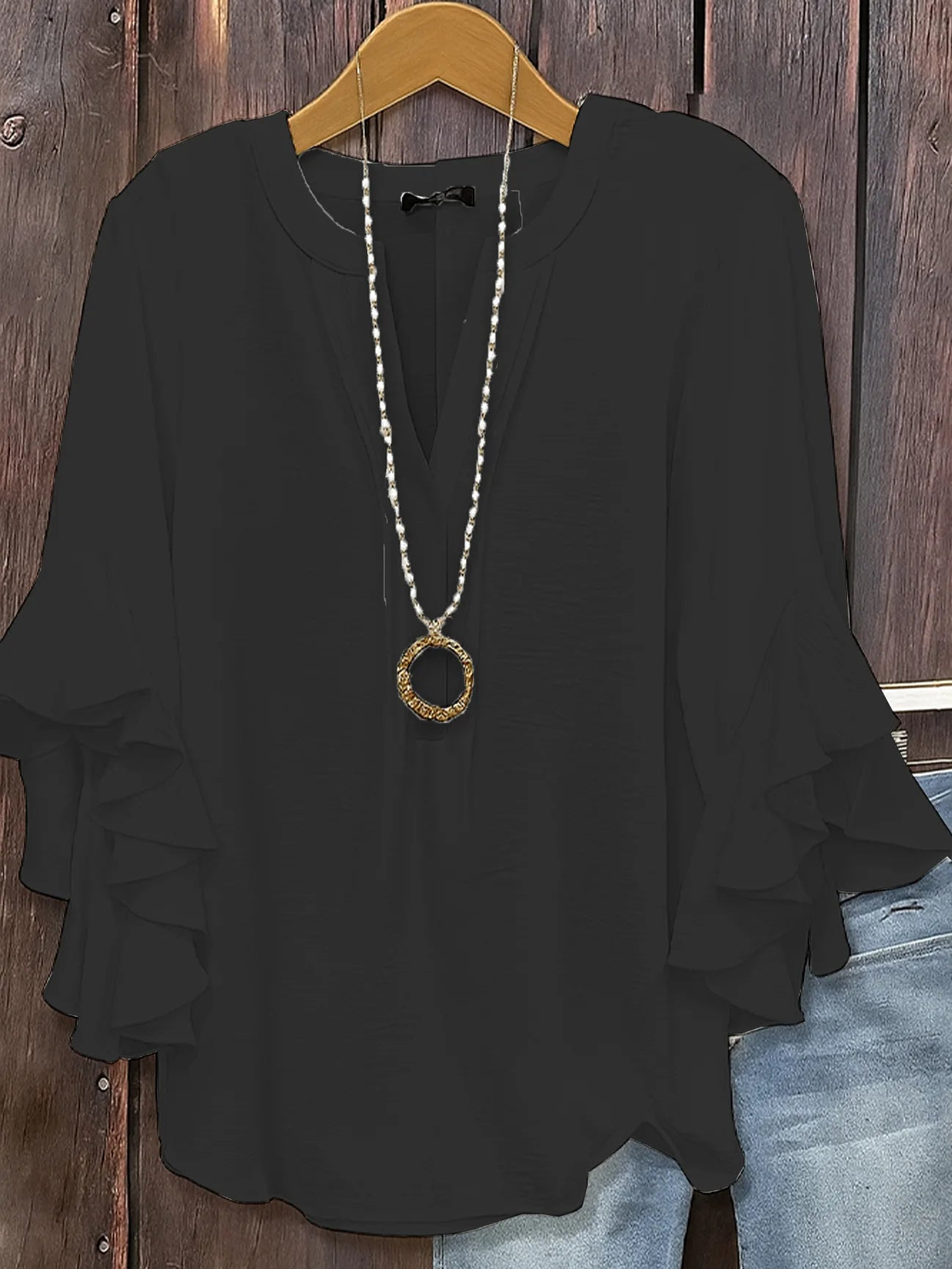 Destiny- Loose Chiffon Blouse 9