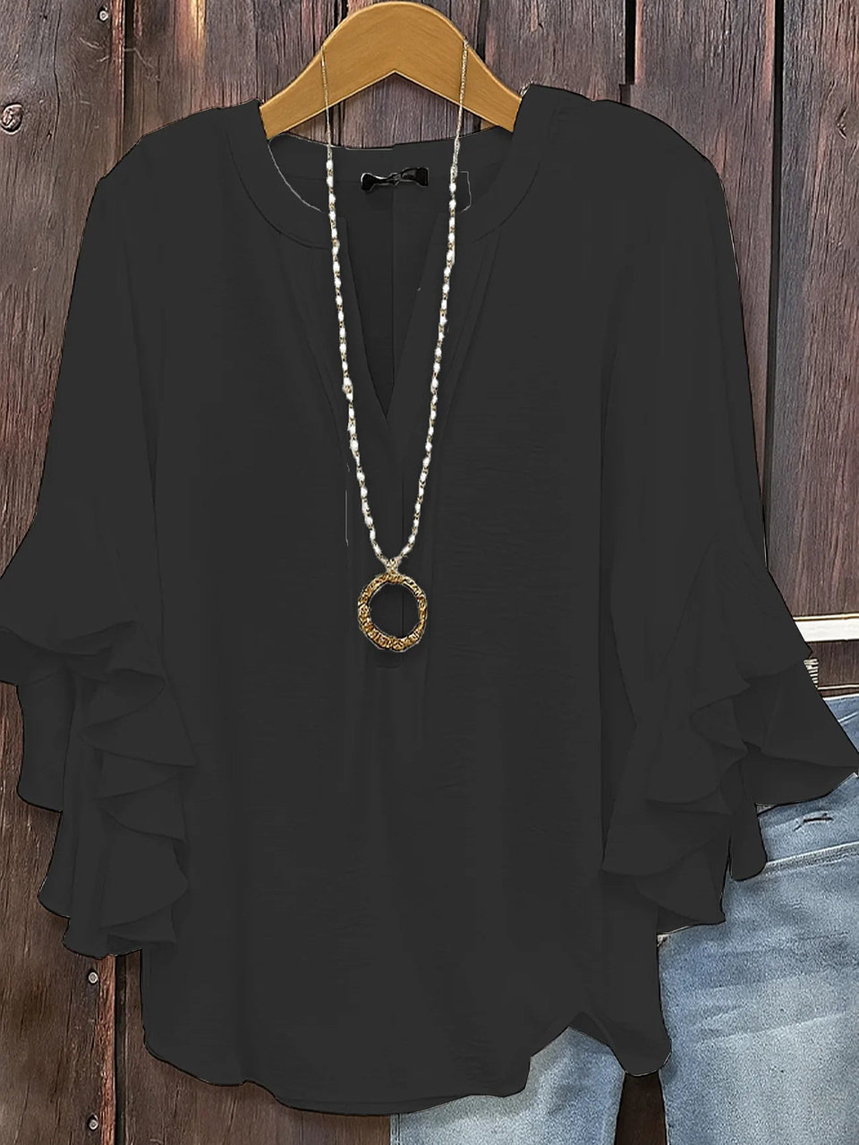 Destiny- Loose Chiffon Blouse 9