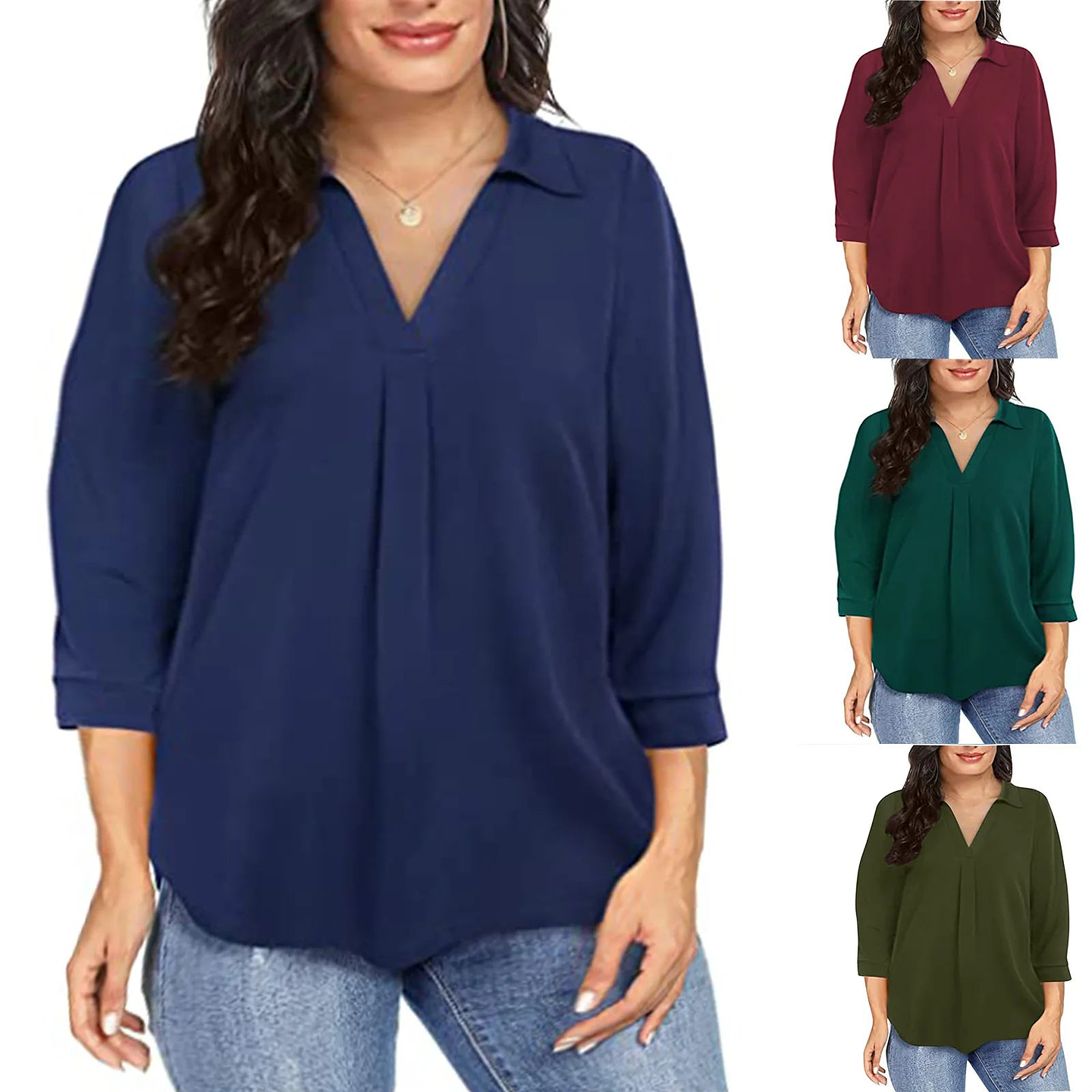 Emily- Plus Size Chiffon Top 2