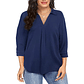 Emily- Plus Size Chiffon Top - thumbnail 5