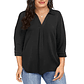 Emily- Plus Size Chiffon Top - thumbnail 6