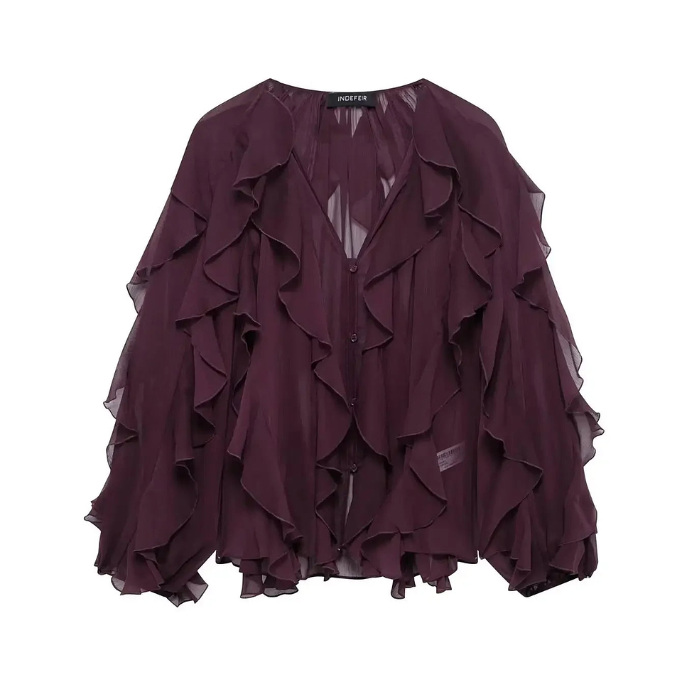 Jasmine- Ruffle Blouse 8