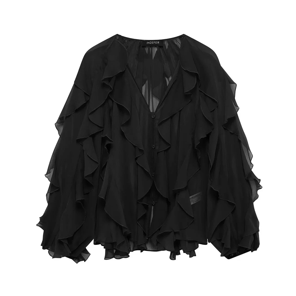 Jasmine- Ruffle Blouse 19