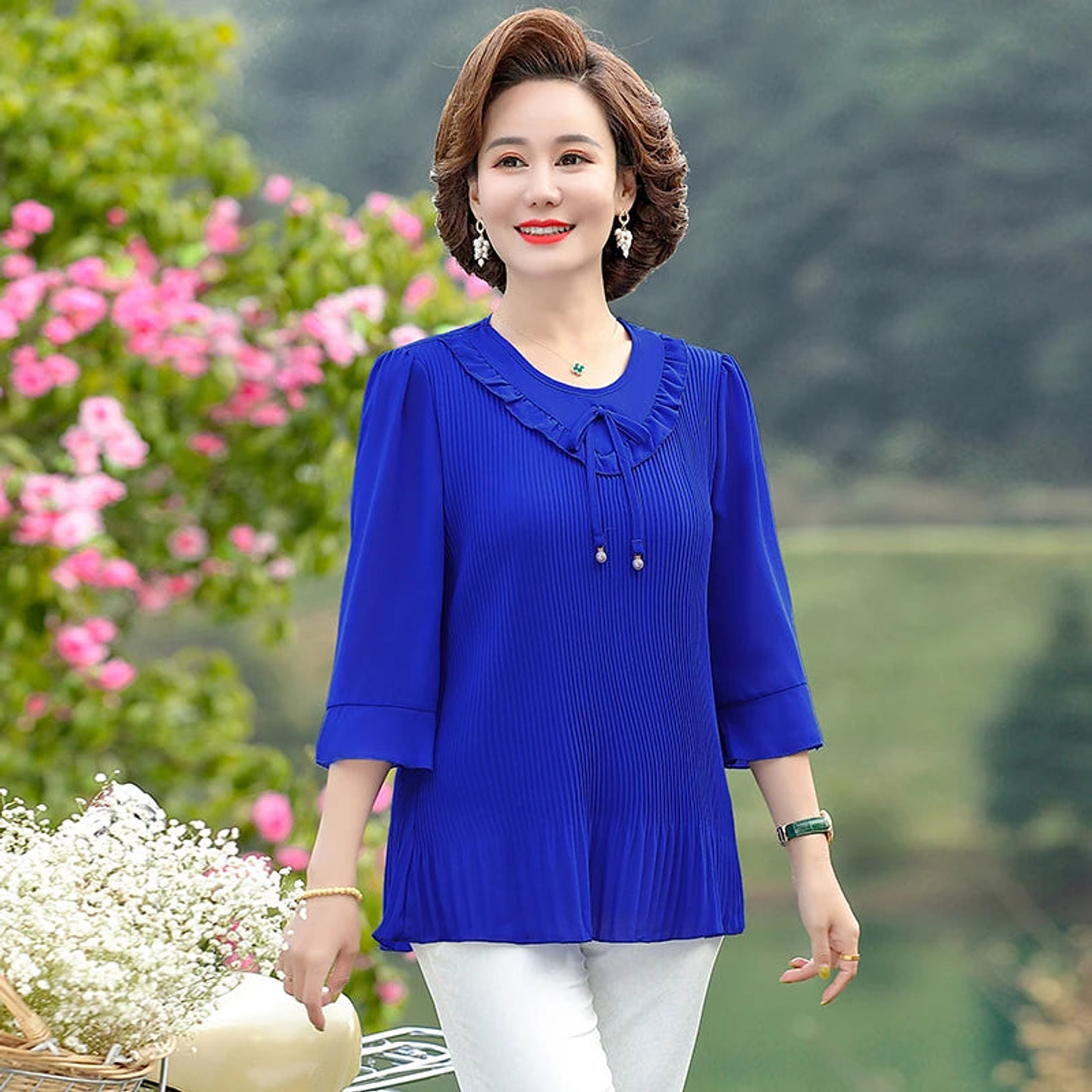 Presley- O-Neck Blouse 12