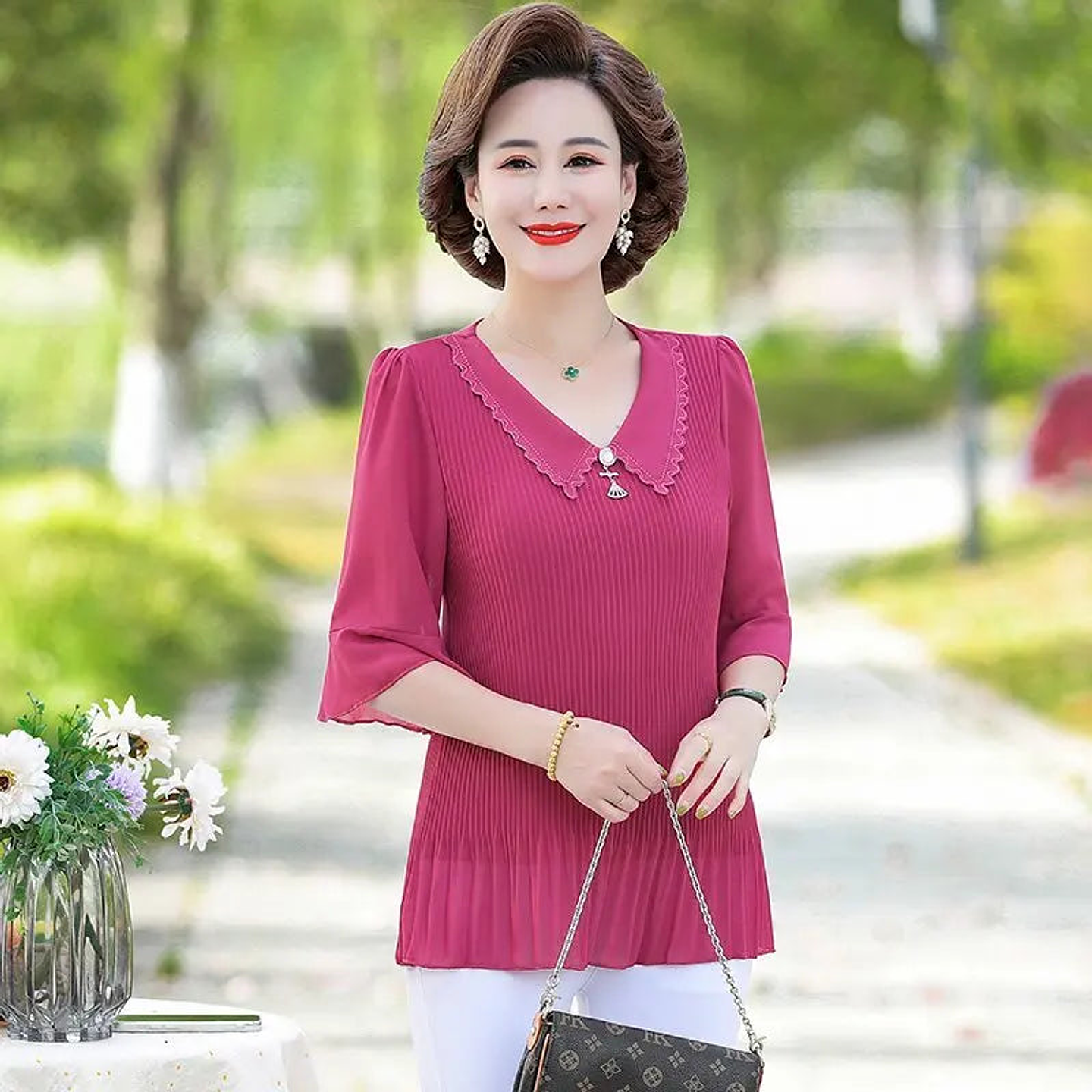 Presley- O-Neck Blouse 31