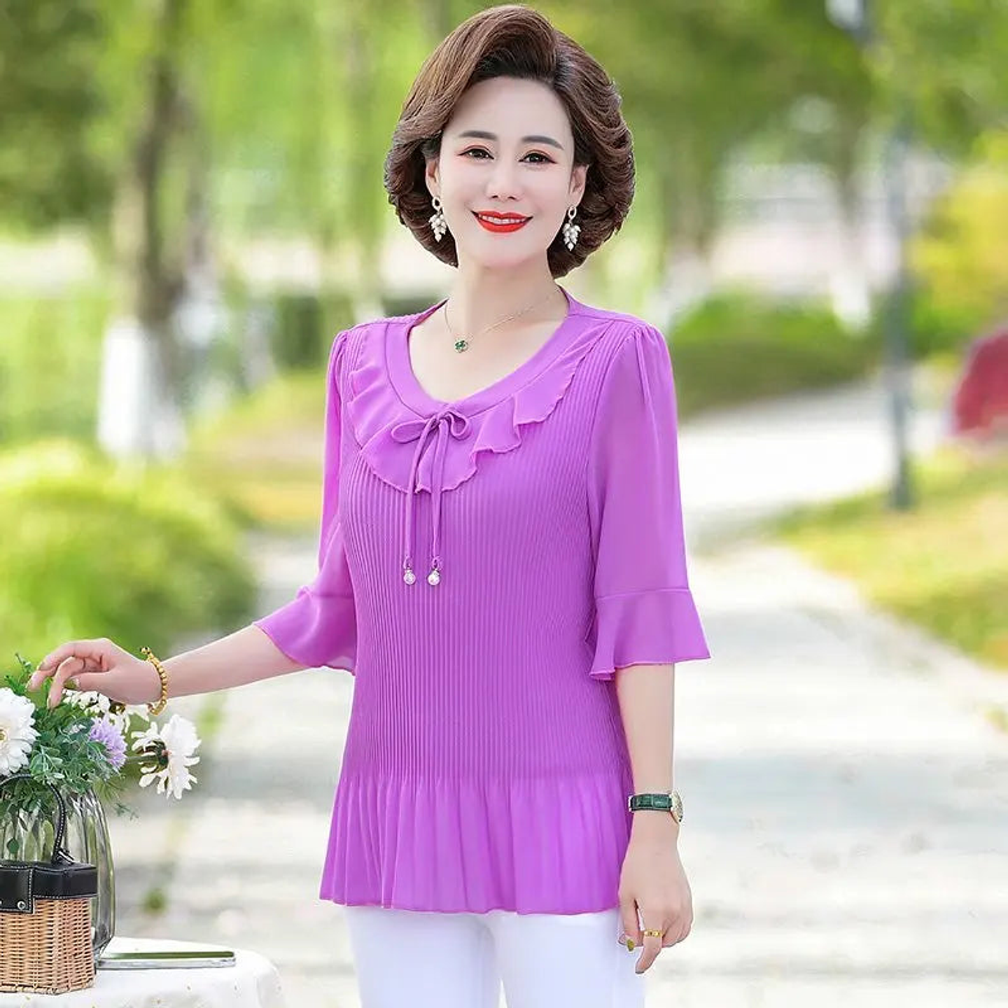 Presley- O-Neck Blouse 47