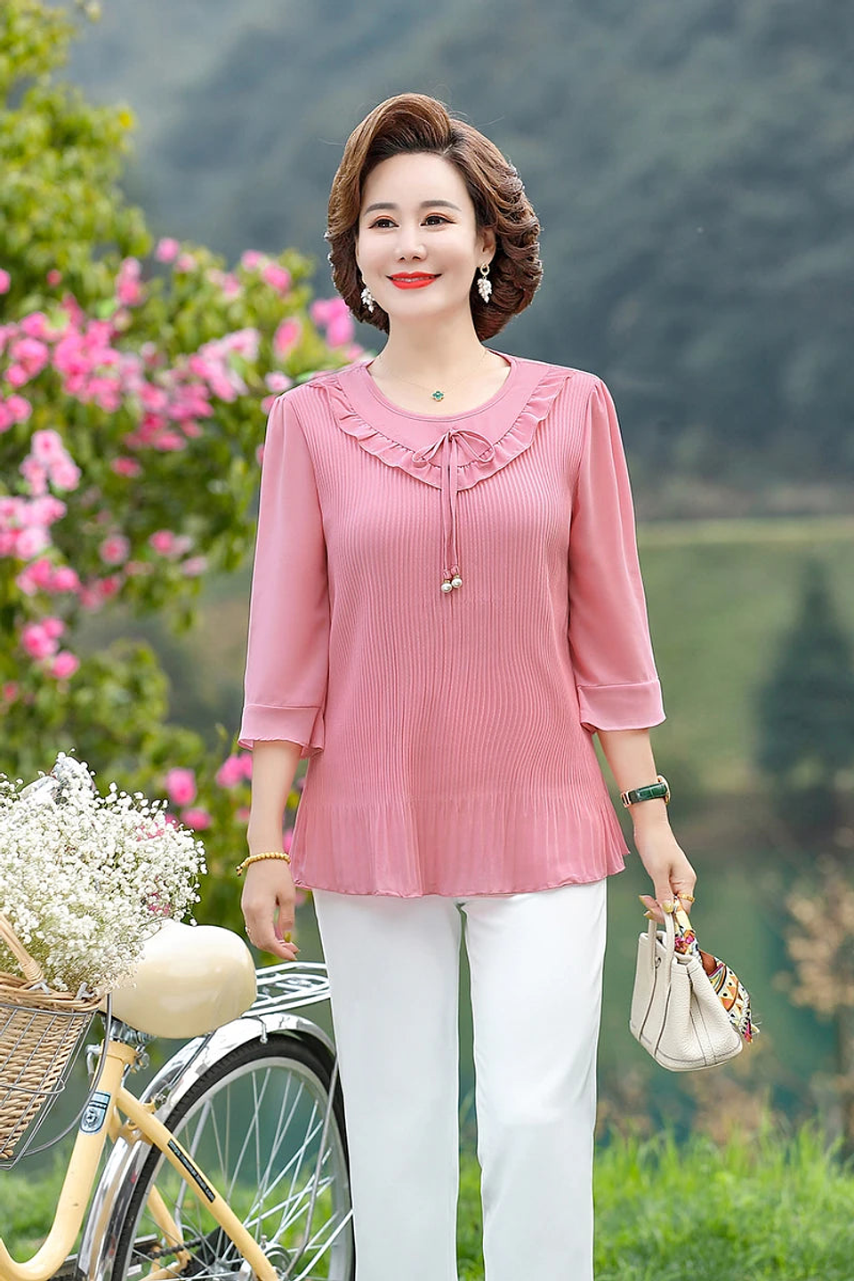 Presley- O-Neck Blouse 51
