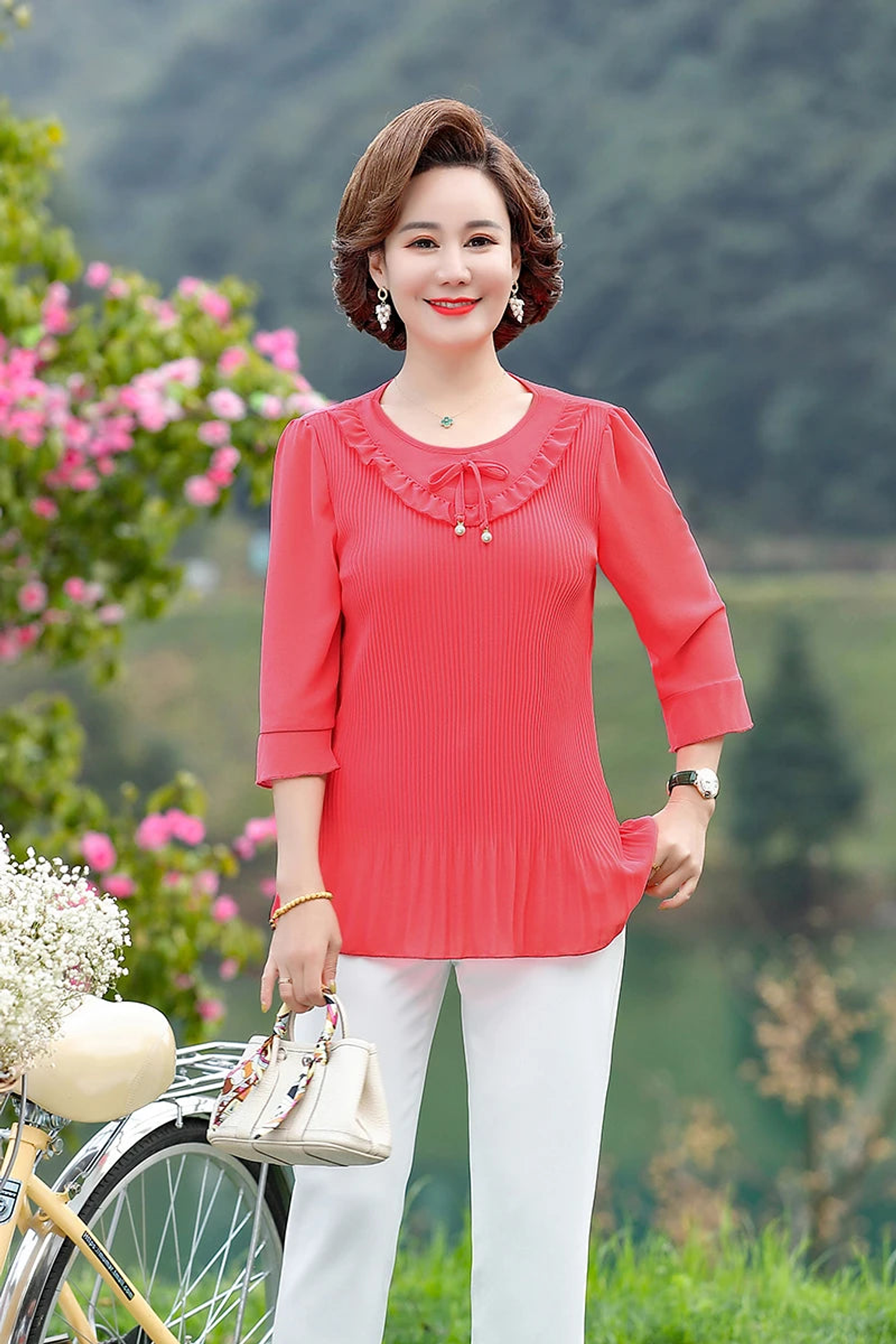 Presley- O-Neck Blouse 52