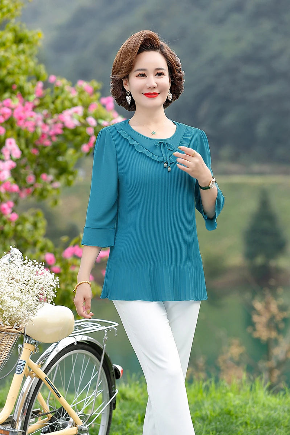 Presley- O-Neck Blouse 53