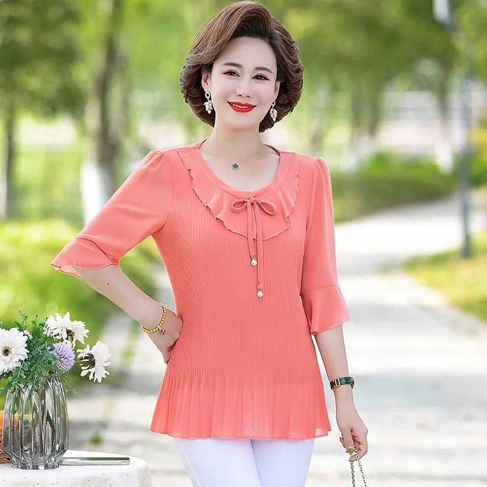 Presley- O-Neck Blouse 54