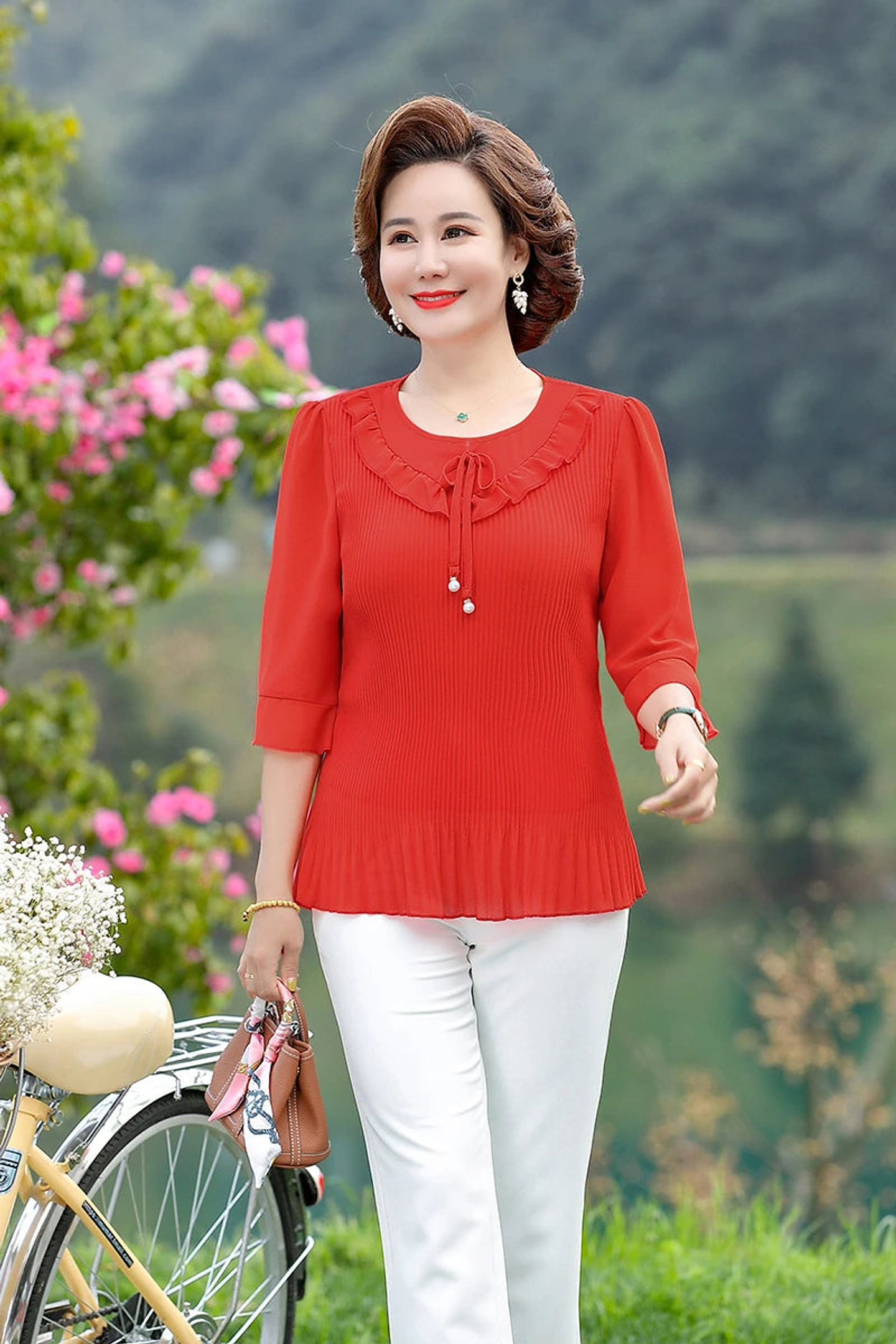 Presley- O-Neck Blouse 57