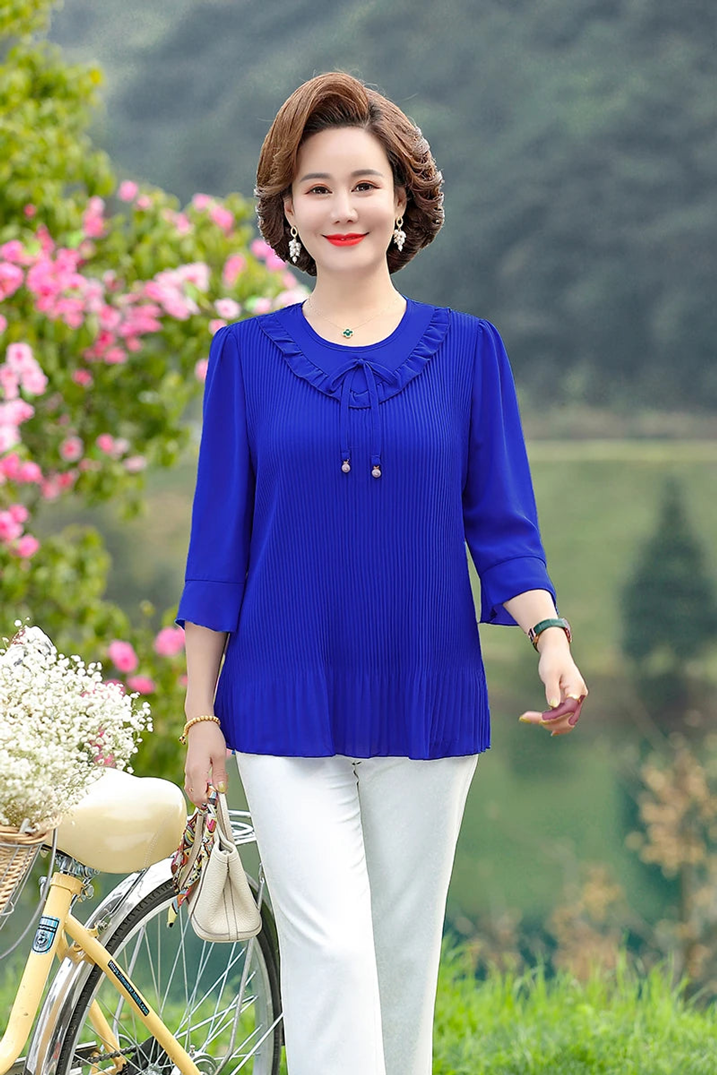 Presley- O-Neck Blouse 58