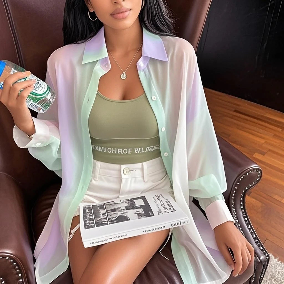 Kayla- Gradient Rainbow Shirt 6