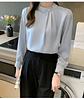 Priscilla- Satin Collar Blouse - thumbnail 9