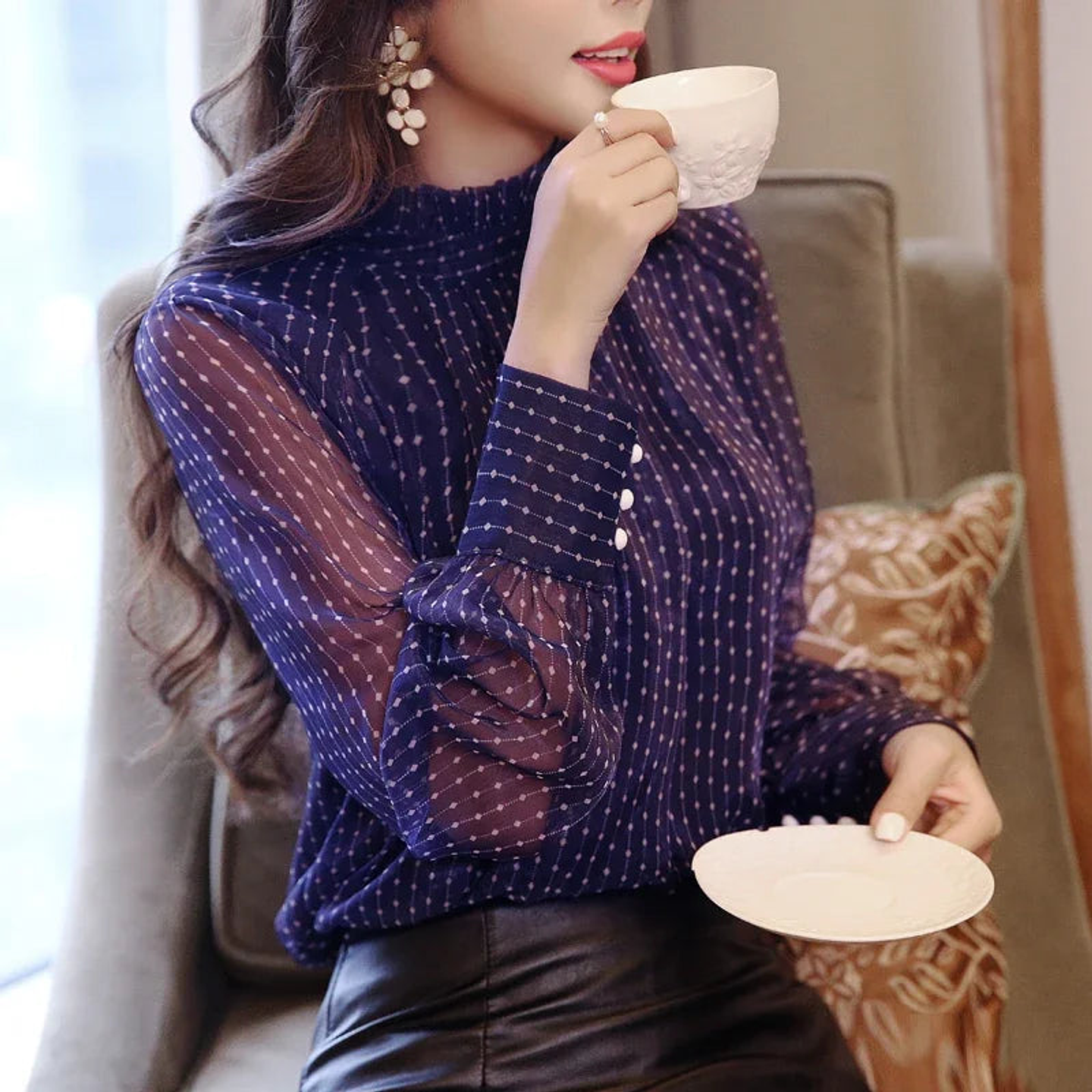 Quiana- Chiffon Blouse 2