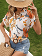 Lucille- Flora Print Blouse - thumbnail 4
