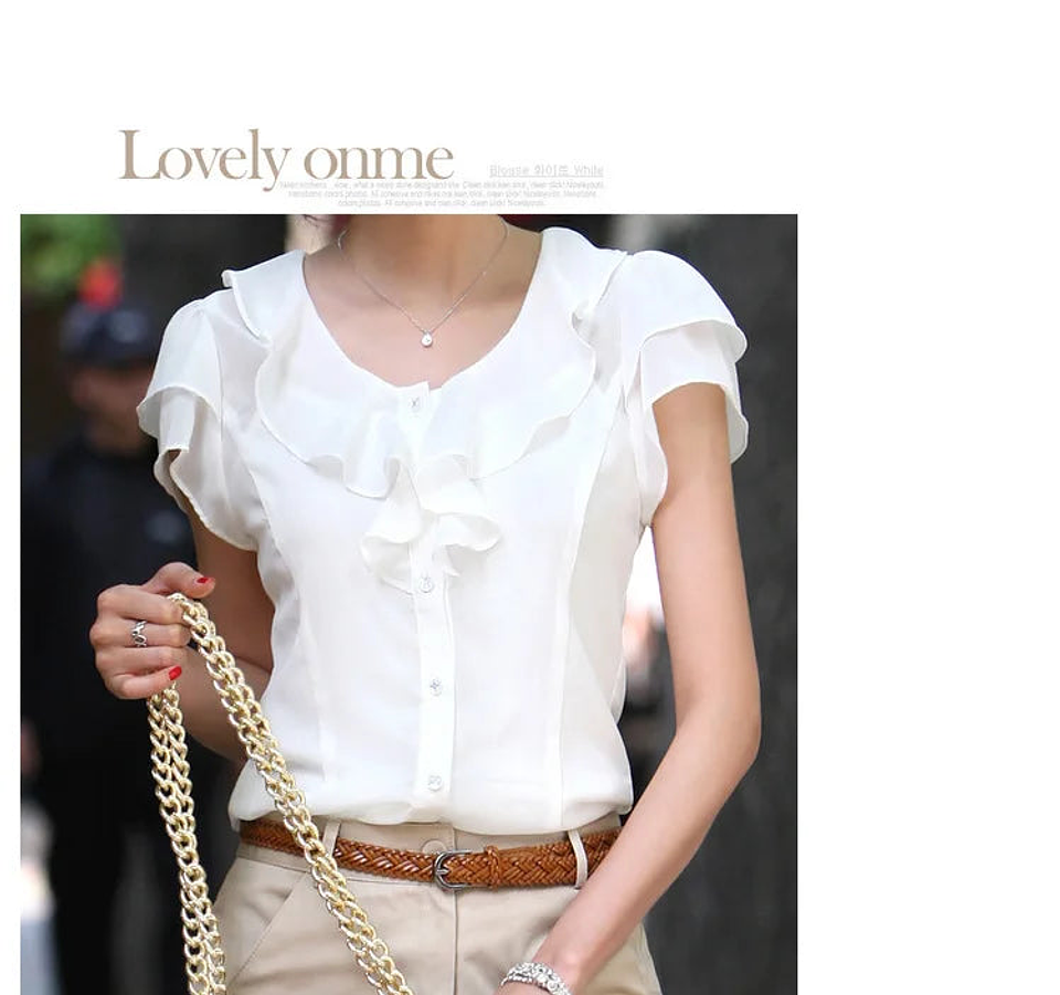 Lola- Turn-Down Collar Shirt 12