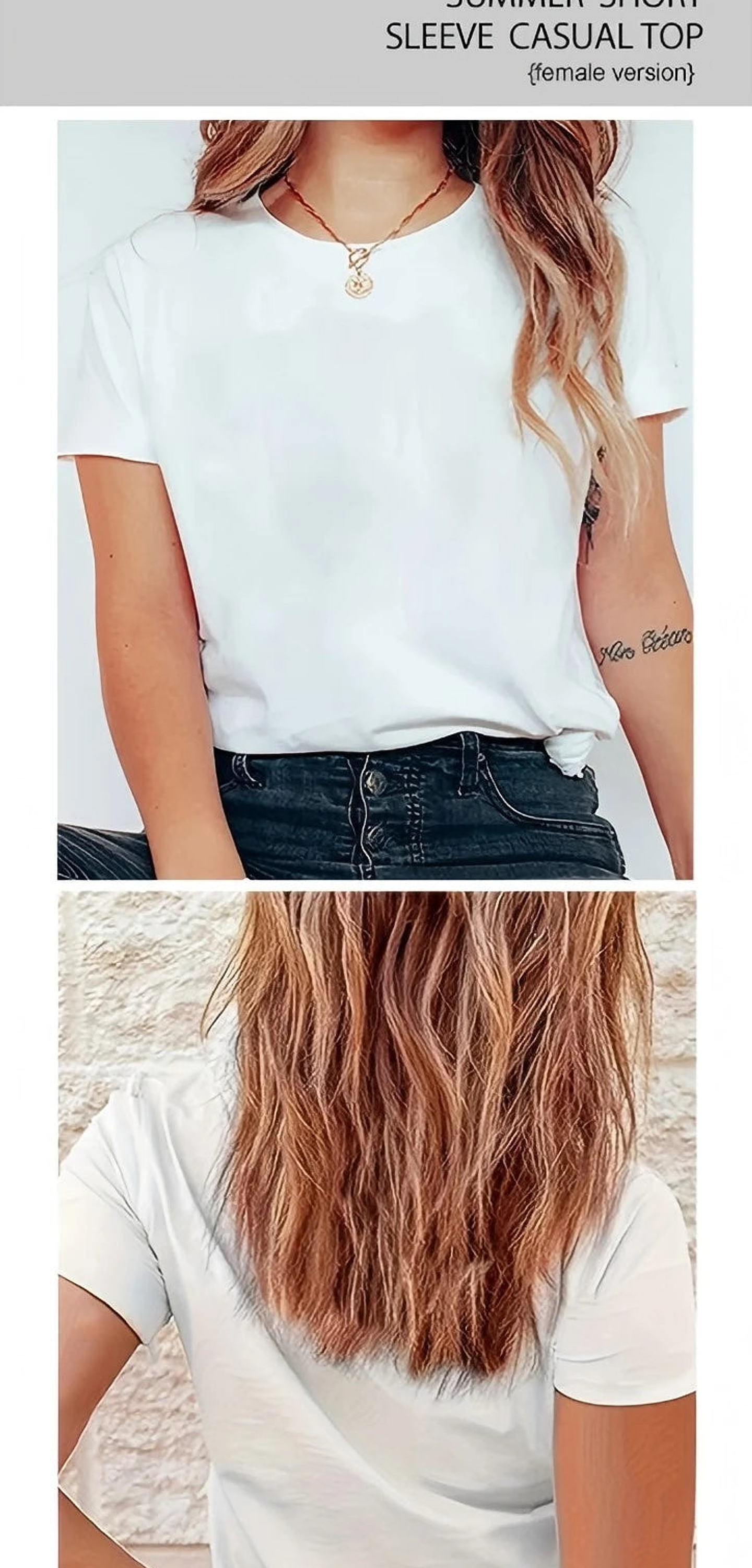 Natasha- Solid Color T-Shirt 8