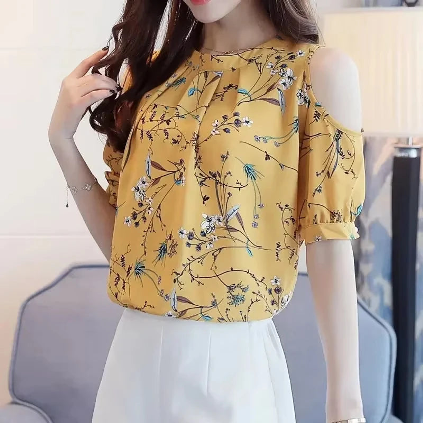 Melody- Floral Print Shirt 8