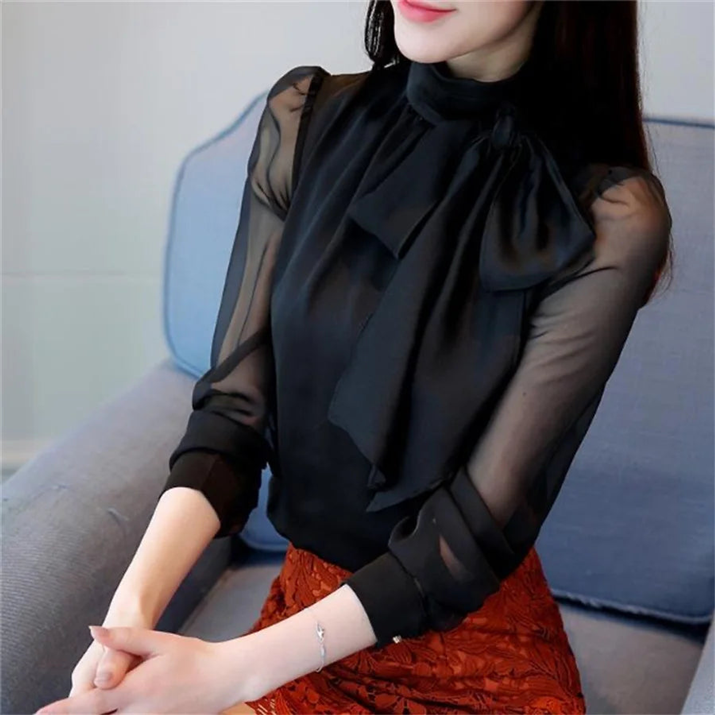 Morgan- Long Sleeve Blouse 1