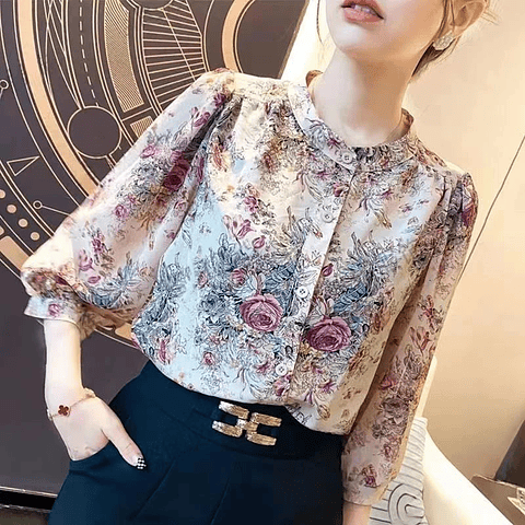 Natalie- Vintage Elegant Shirt