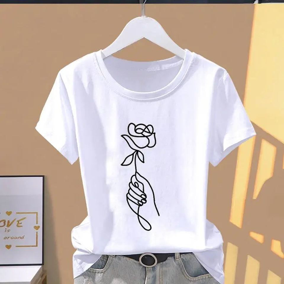 Brielle- Floral Casual T-Shirt 14