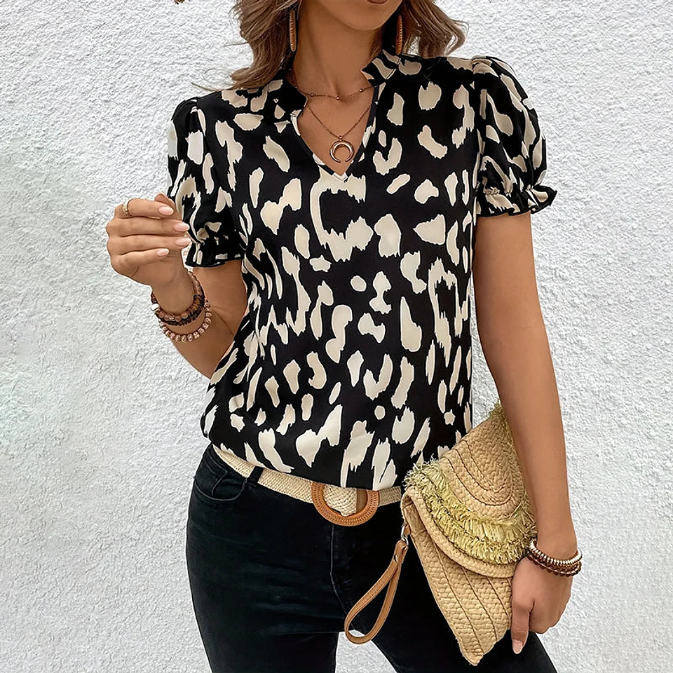 Talia- Leopard Print Top 4