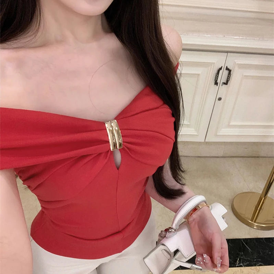 Ruby- Elegant Off-Shoulder Top 11