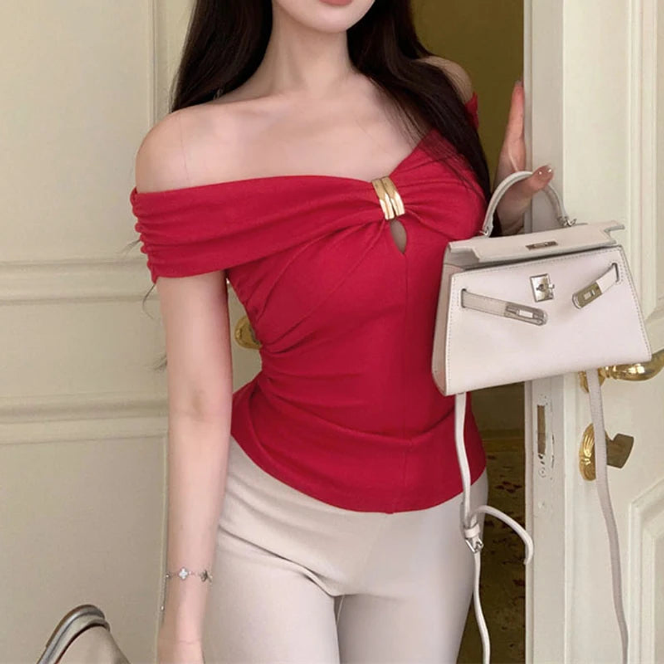 Ruby- Elegant Off-Shoulder Top 17