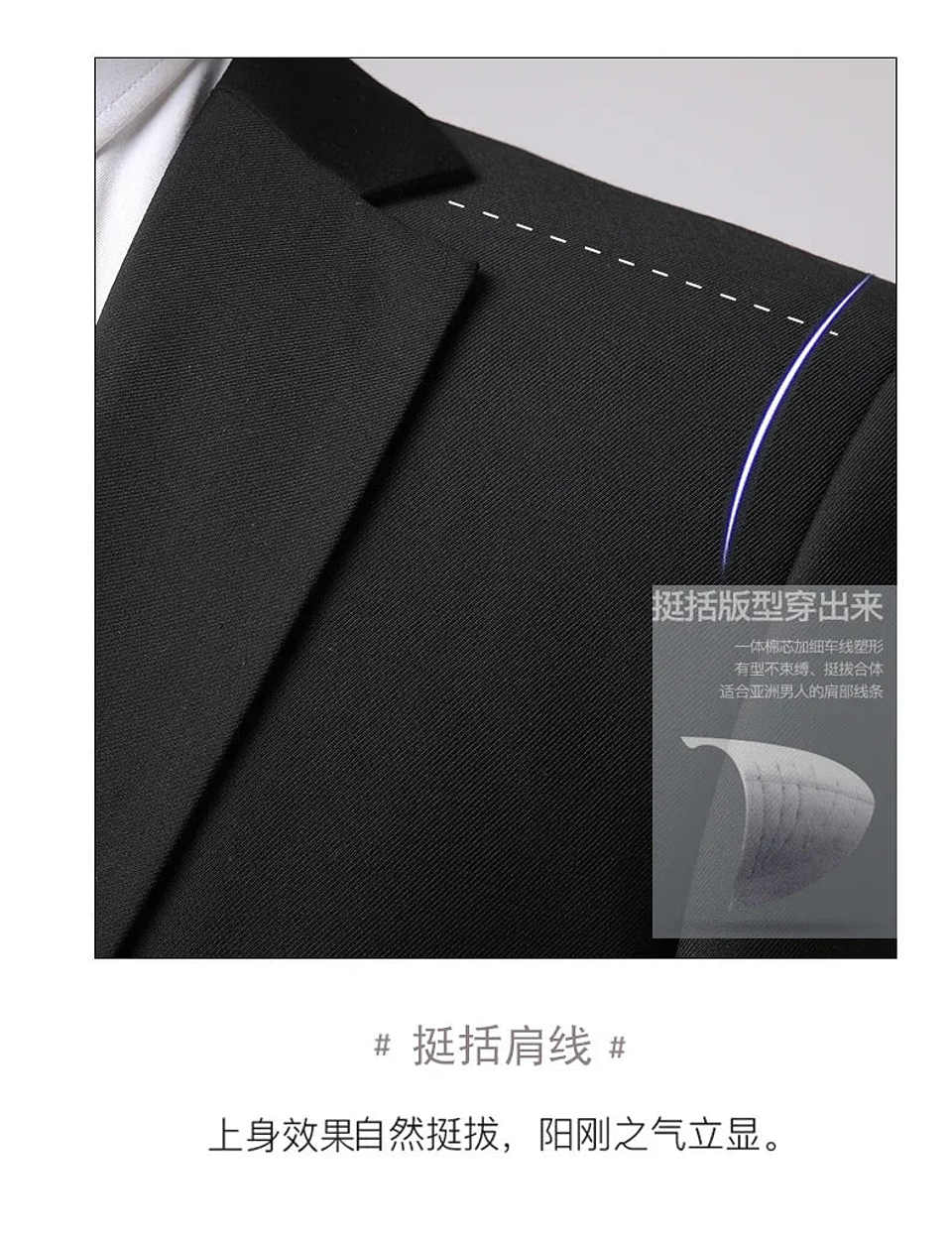 Lucas- Solid Color Blazer 12