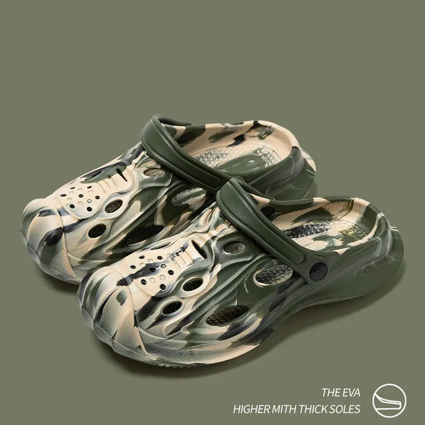 Finn- Camouflage Clogs 3