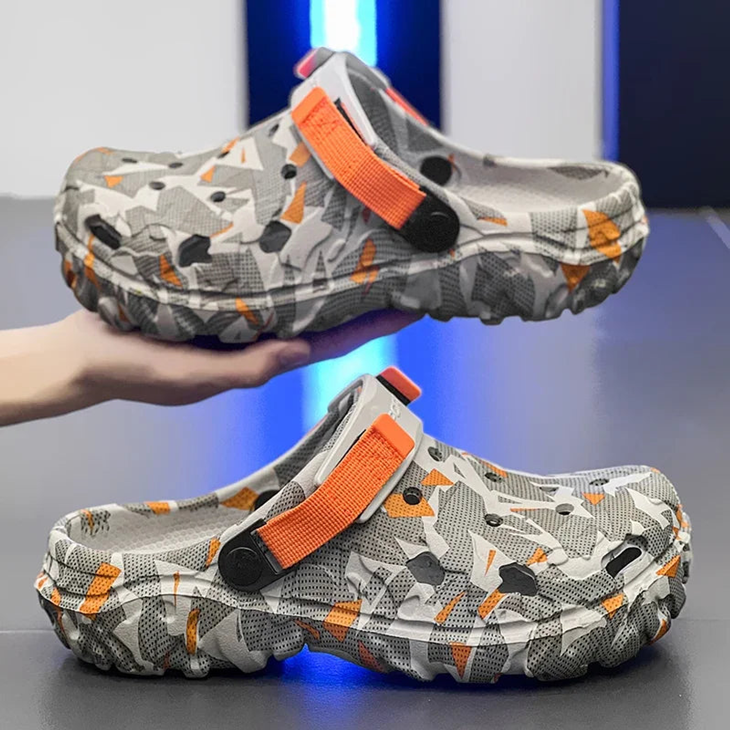 Connor- Camouflage Clogs 1