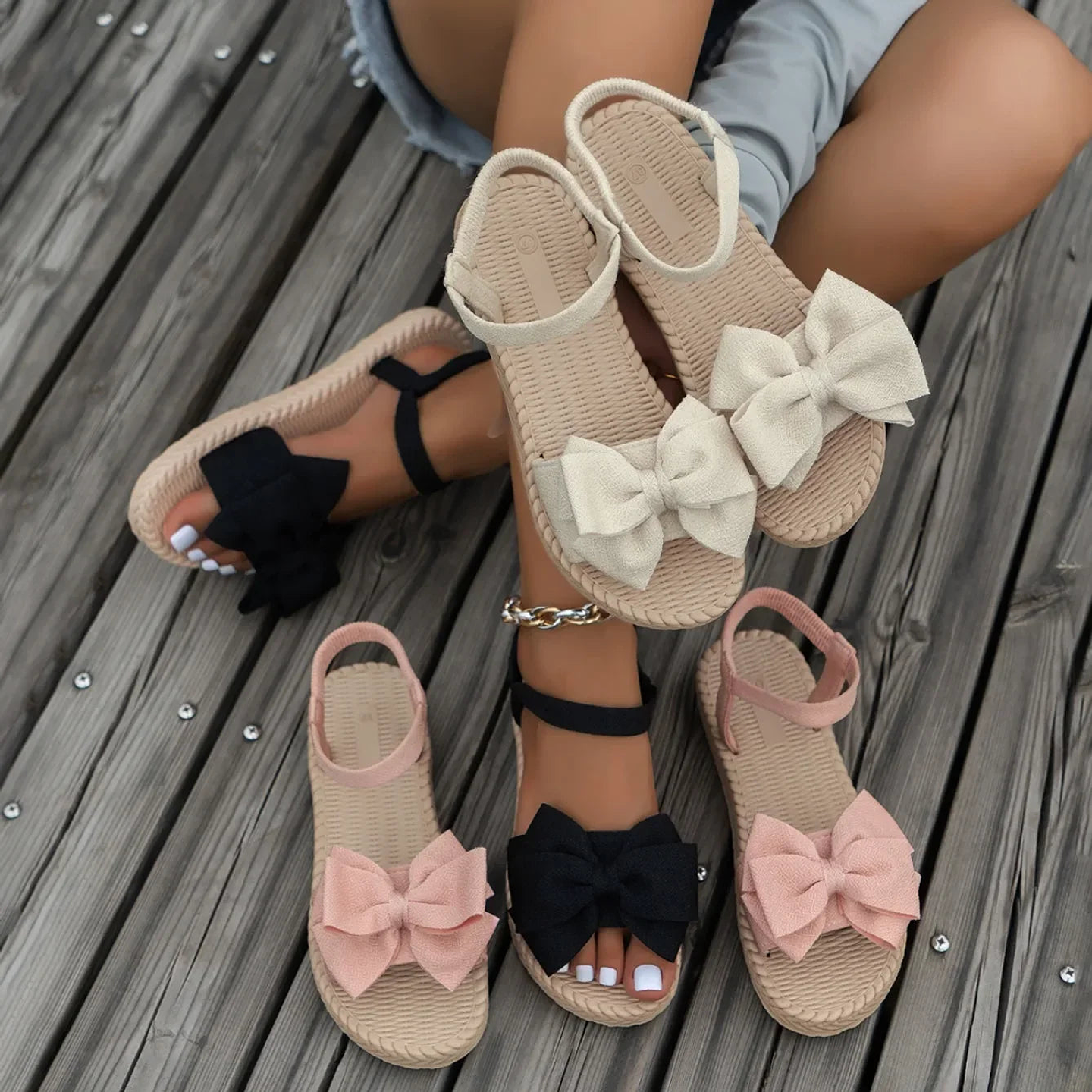 Astrid- Bow-Tie Sandals 5
