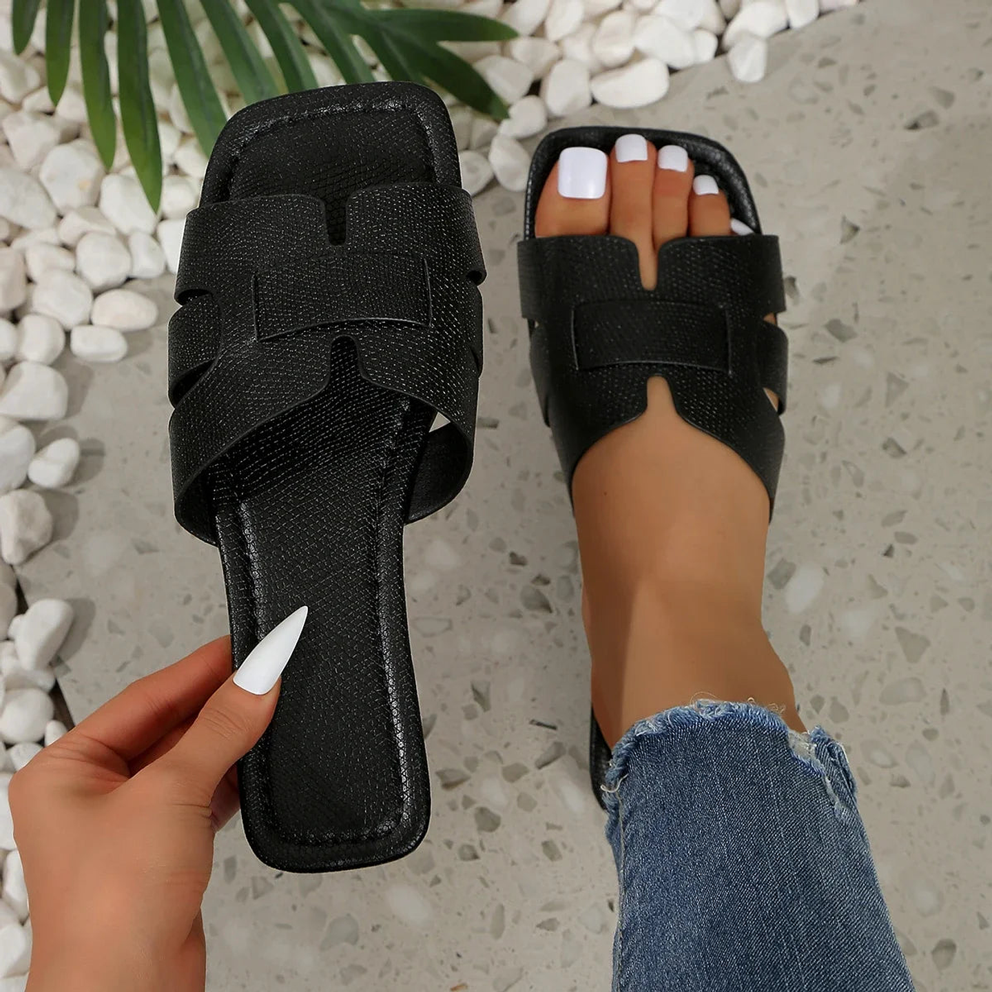Nahla- Outdoor Flat Sandals 34