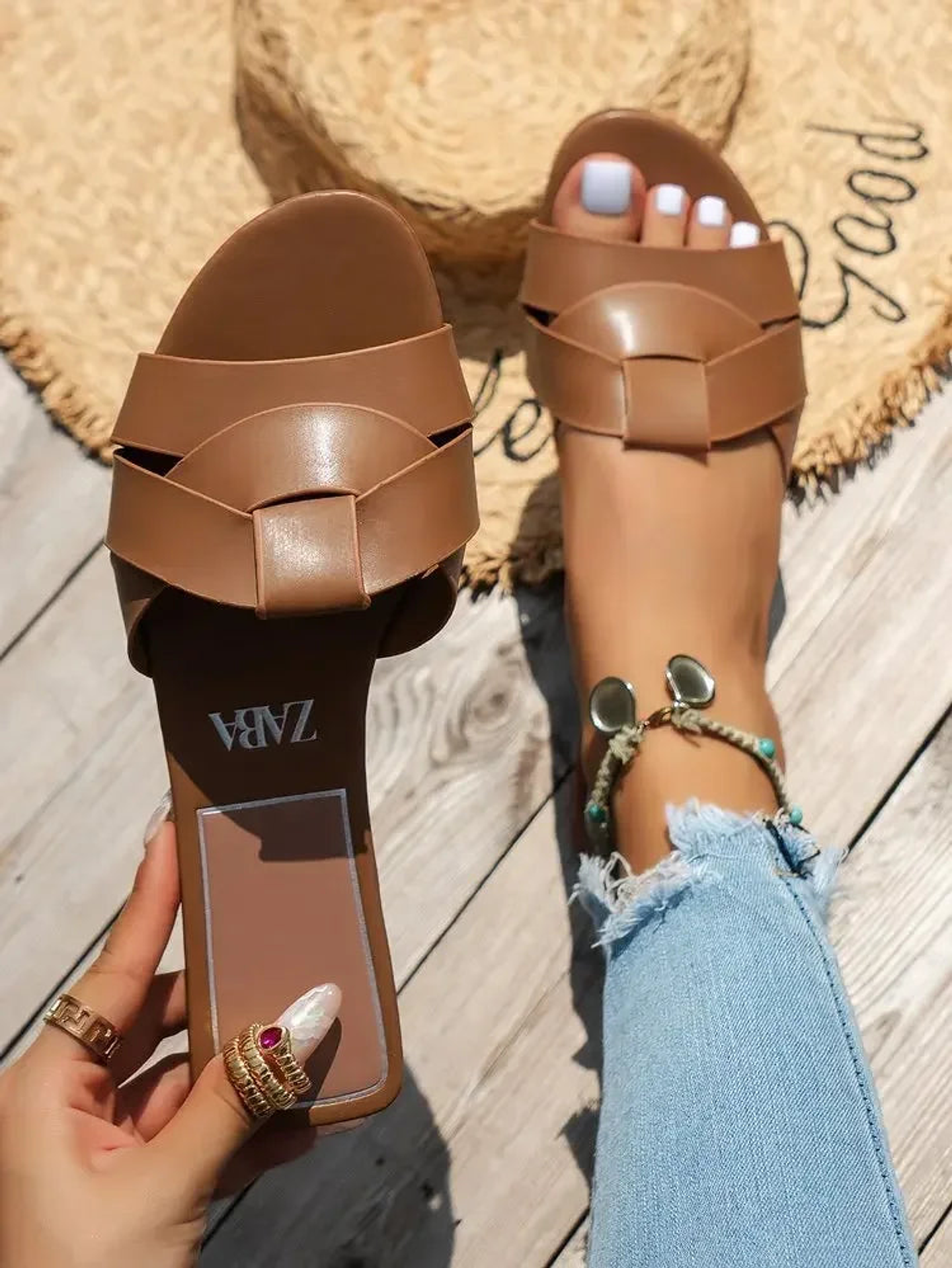 Brianna- Solid Color Sandals 9