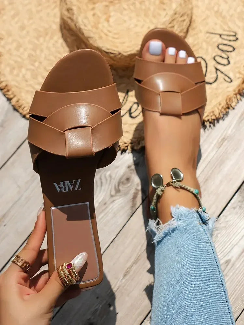 Brianna- Solid Color Sandals 9