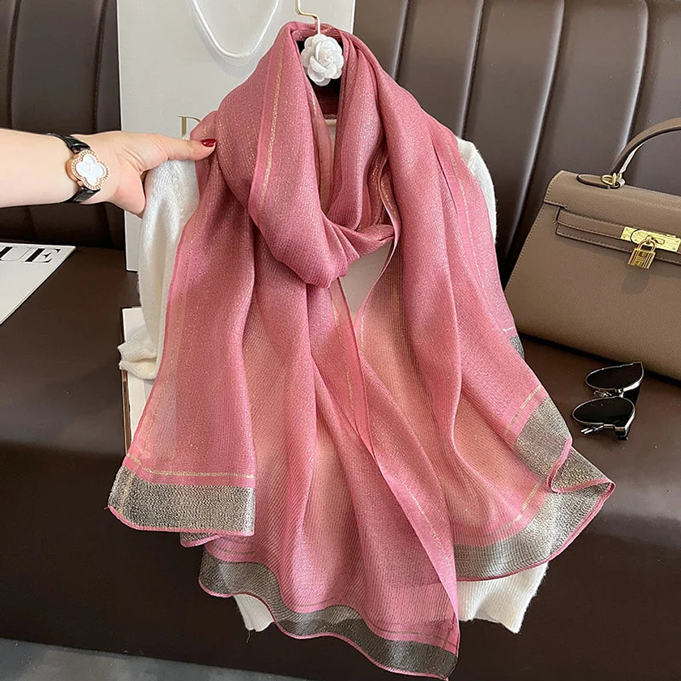 Nerina- Luxury Silk Scarf 15