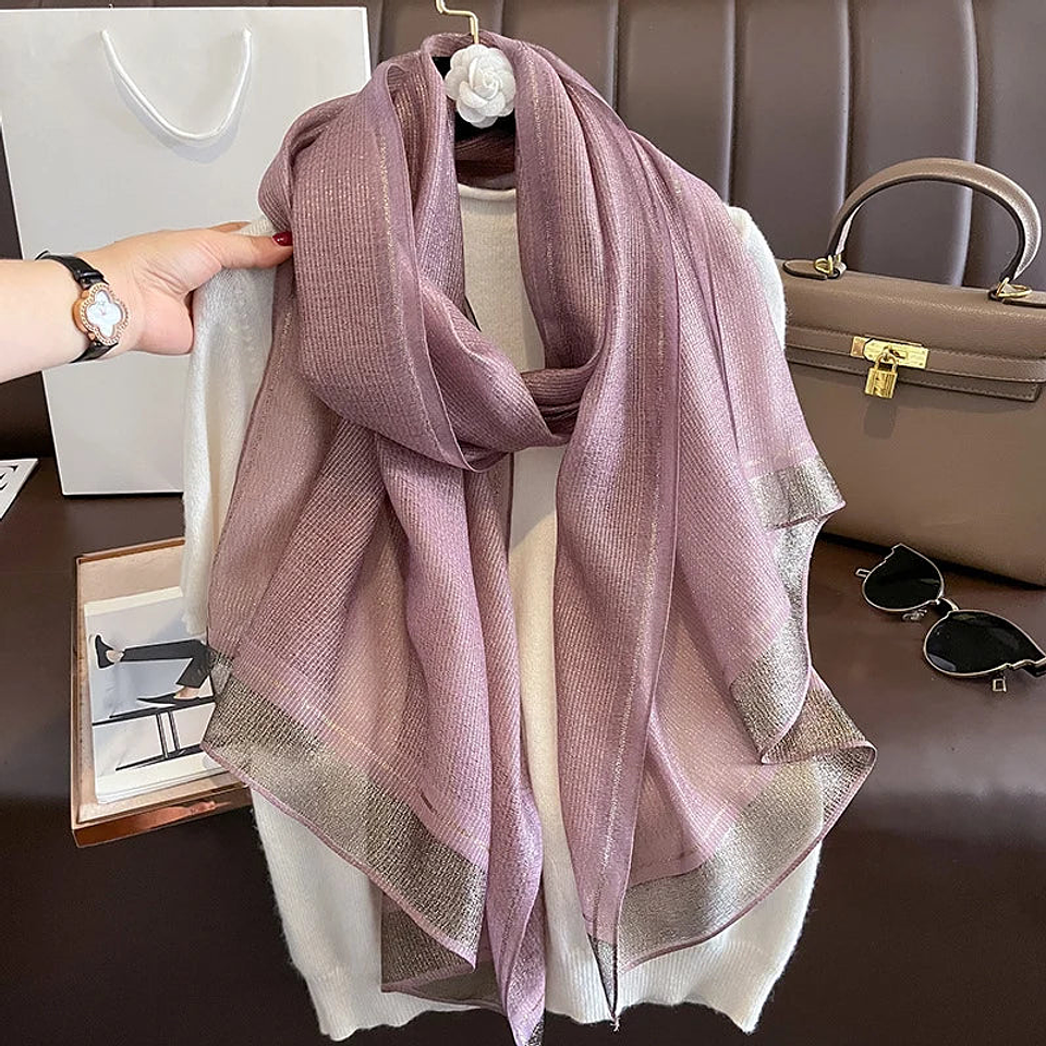 Nerina- Luxury Silk Scarf 16