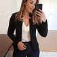 Gabriella- Open-Stitch Blazer - thumbnail 4