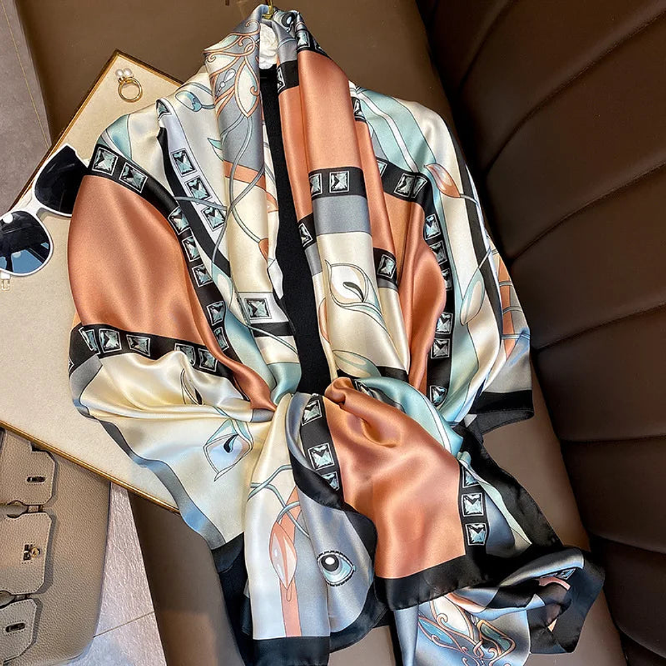 Julia- Satin Serenity Shawl 21