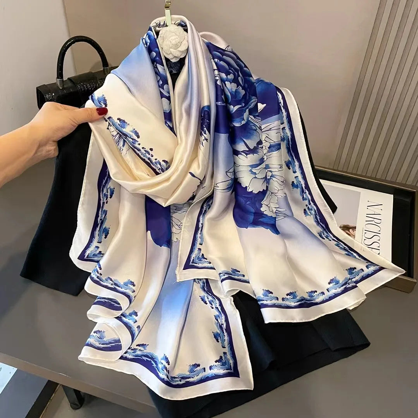 Sophie- Luxe Silk Wrap 8