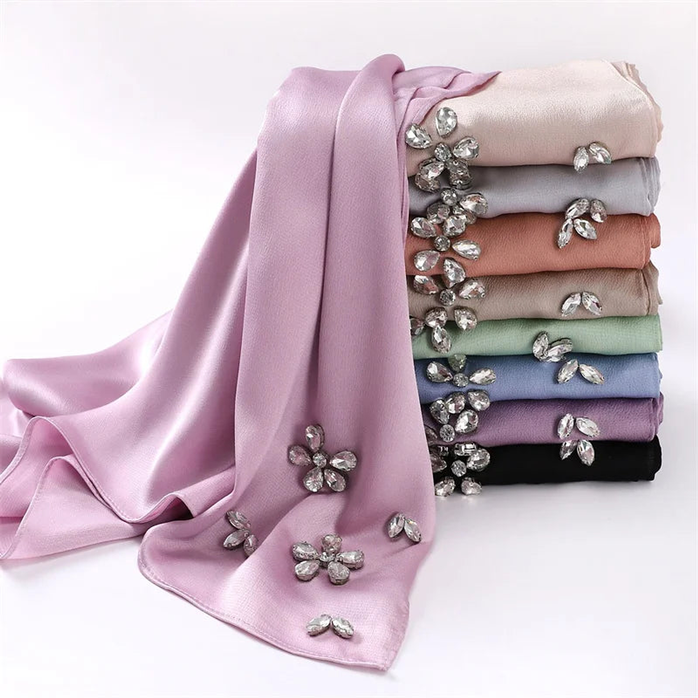 Catalina- Luxe Diamond Scarf 7
