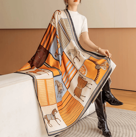 Liv- Majestic Print Scarf