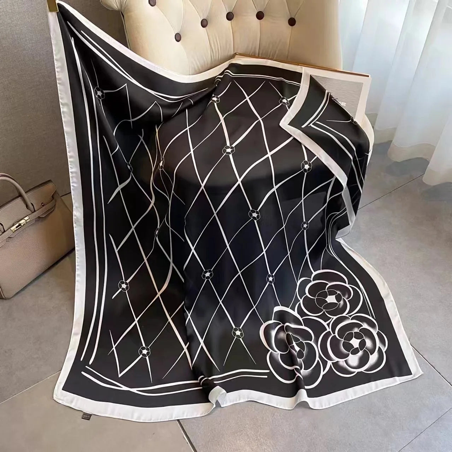 Liv- Majestic Print Scarf 9