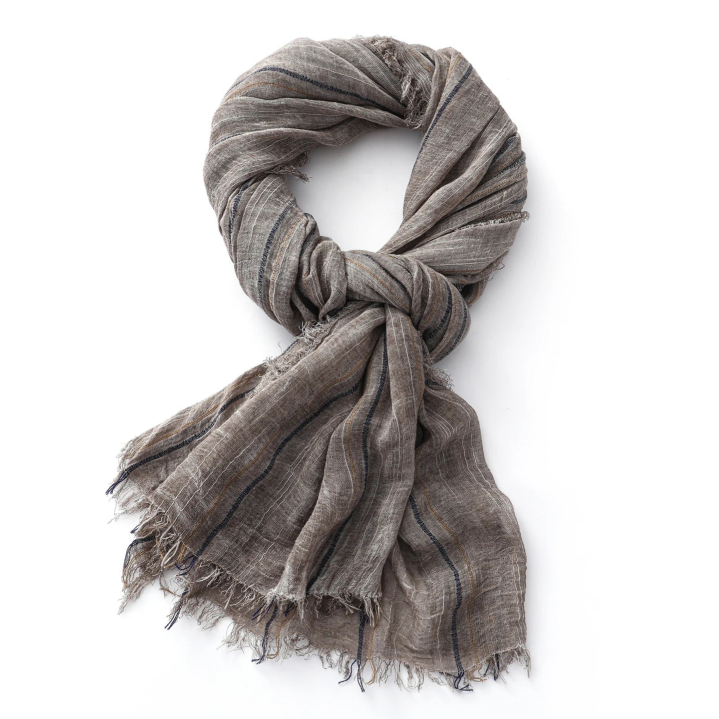 Alexis- Cotton Linen Shawl 2