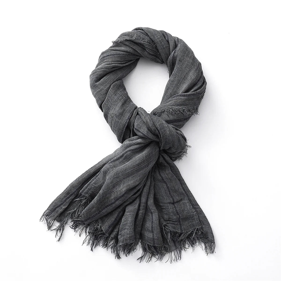 Alexis- Cotton Linen Shawl 14