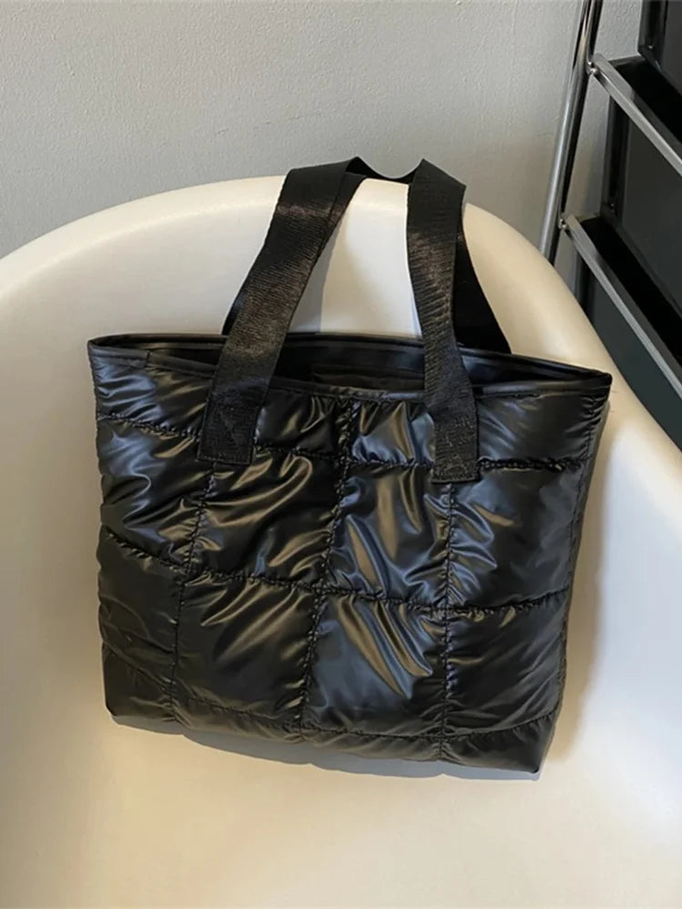 Kylie- Plaid Tote 8